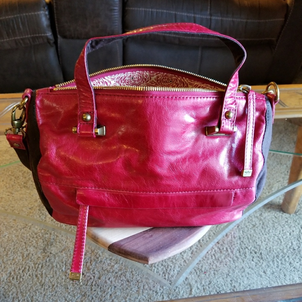 HOBO International Red Leather Cross Body
